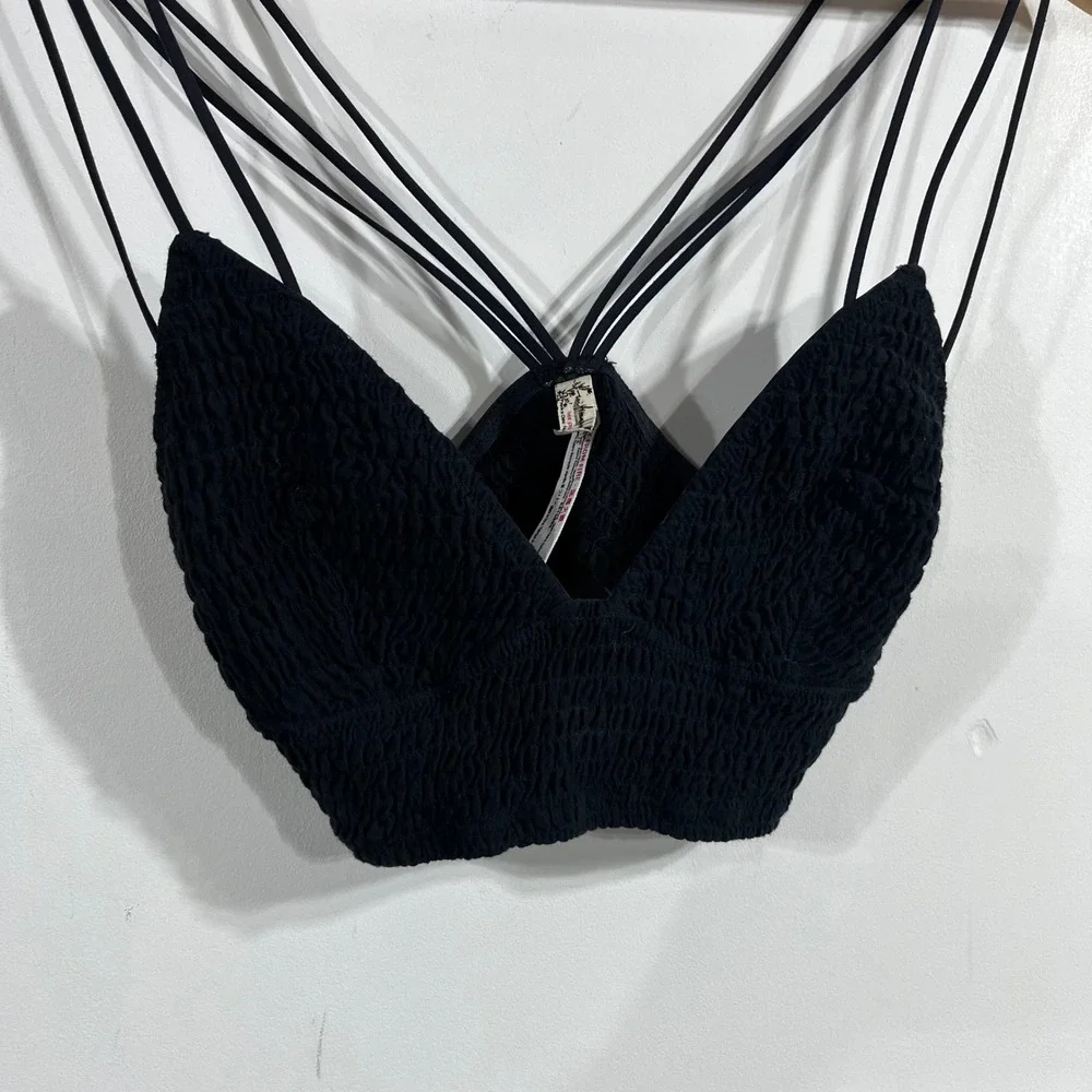 Intimately Free People Babydoll Fairy Grunge Whimsigoth Crop Top Medium Boho